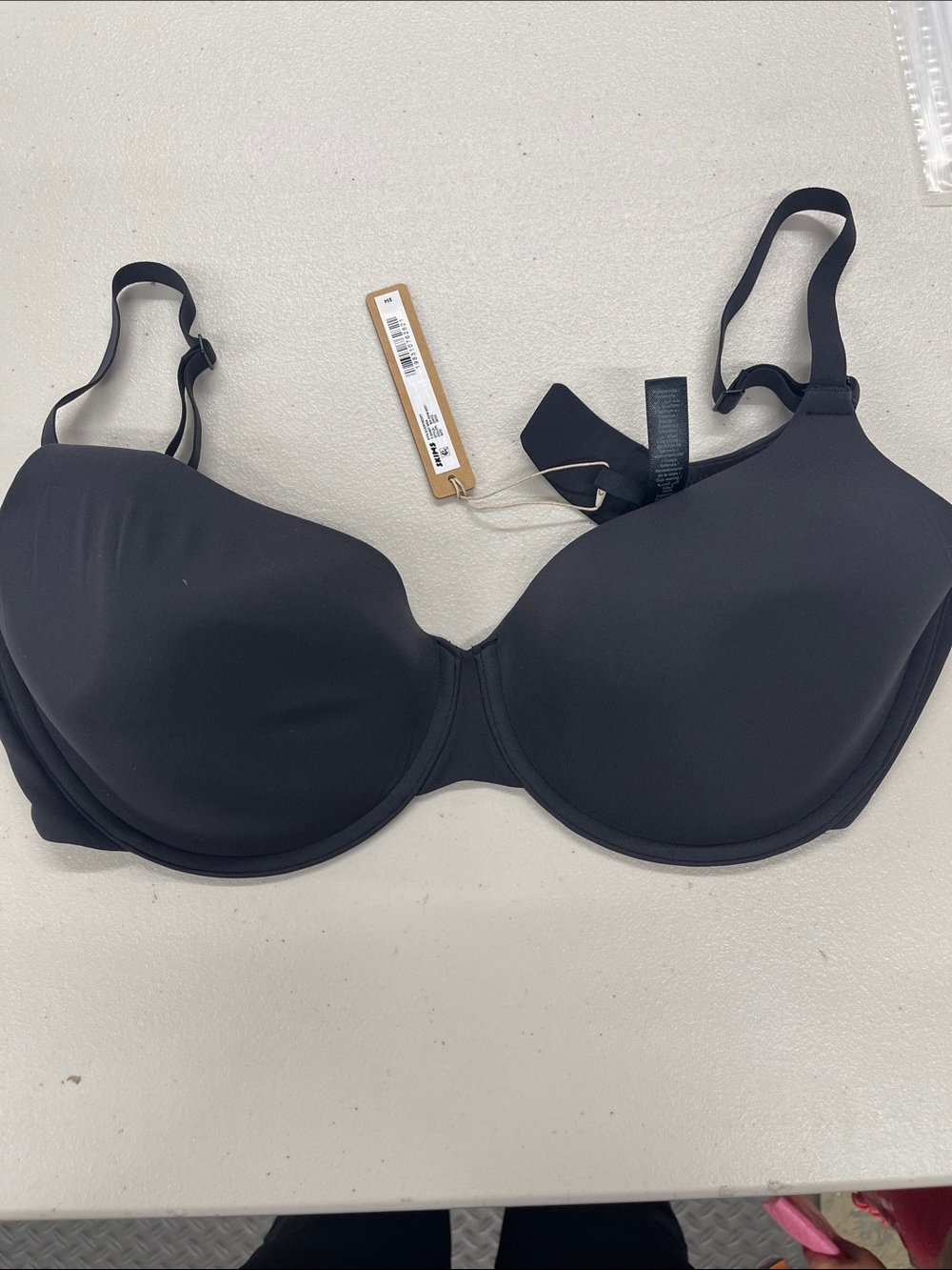 Skims Fits Everybody T-Shirt Bra 36 DDOnyx